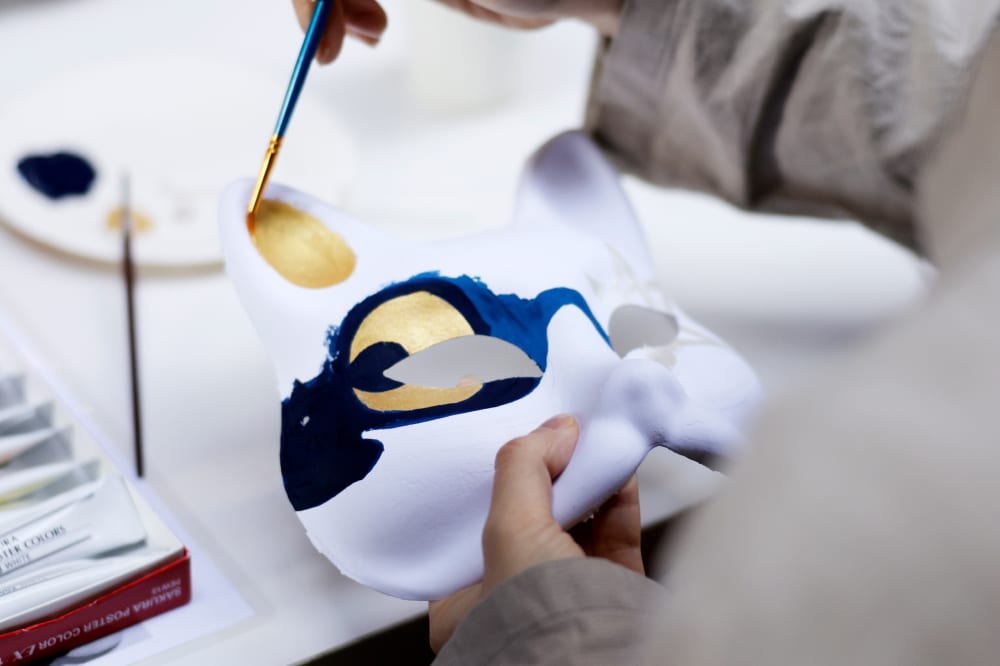 宙フェス ソラギツネお面ワークショップ