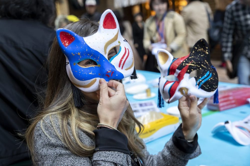 宙フェス ソラギツネお面ワークショップ